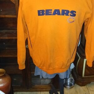 Officail Nfl Orange Chicago Bears Men's Sweat V Shirt